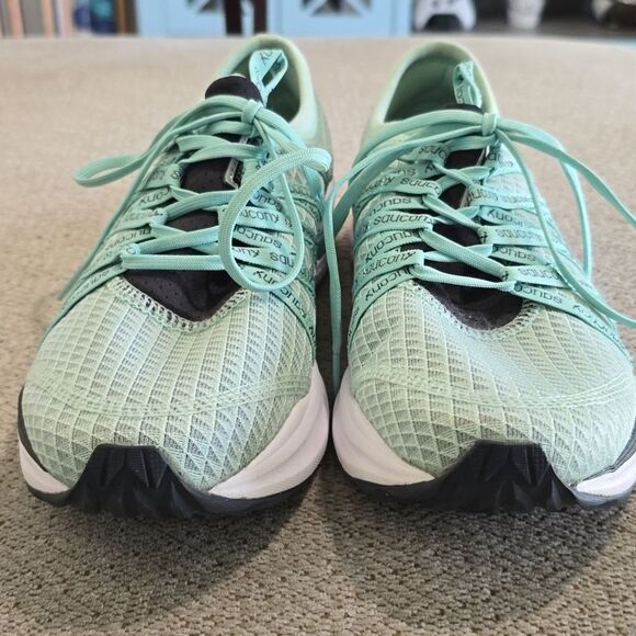 Saucony Versafoam Sway Mint Green Running Shoes - Size 8 - Picture 4 of 12